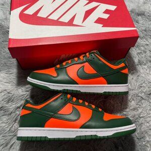 Nike Dunk Low “Green & Orange” – Brand - New with Original Box